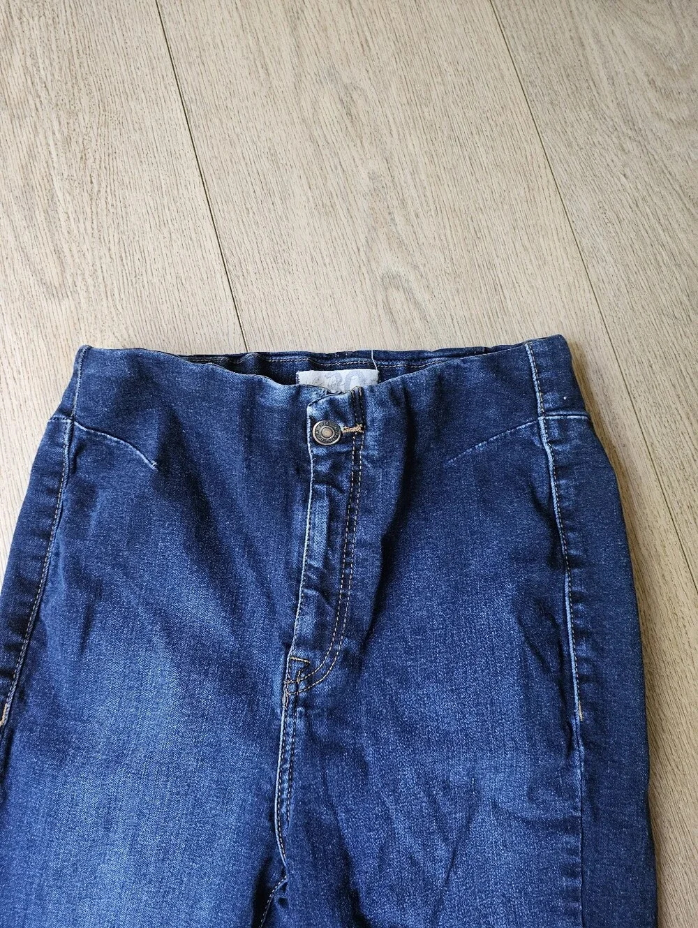 Free People Miles Away High Waist Crop Skinny Jeans in Feels like Sunshine 30